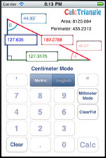 CalcTriangle intro screen